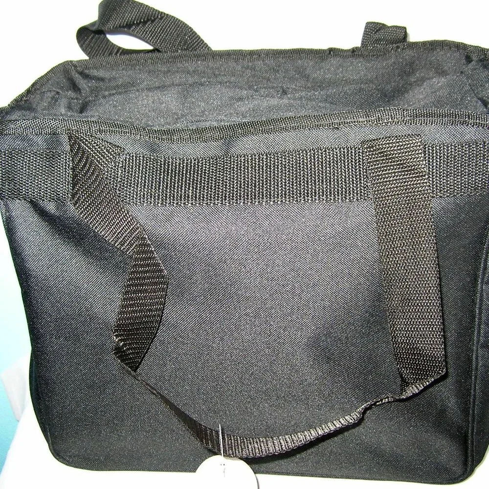 SOFT UNISEX STURDY DUFFLE OVER NIGHT TRAVEL CARRY-ON LIGHTWEIGHT BLACK BAG A